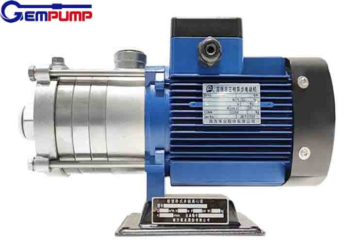 CHLF 8M3/H SS304 Horizontal Multistage Centrifugal Pump Single Phase 60HZ